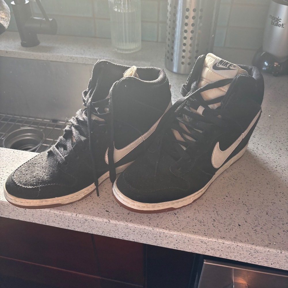 Nike High Dunk Wedge Shoes